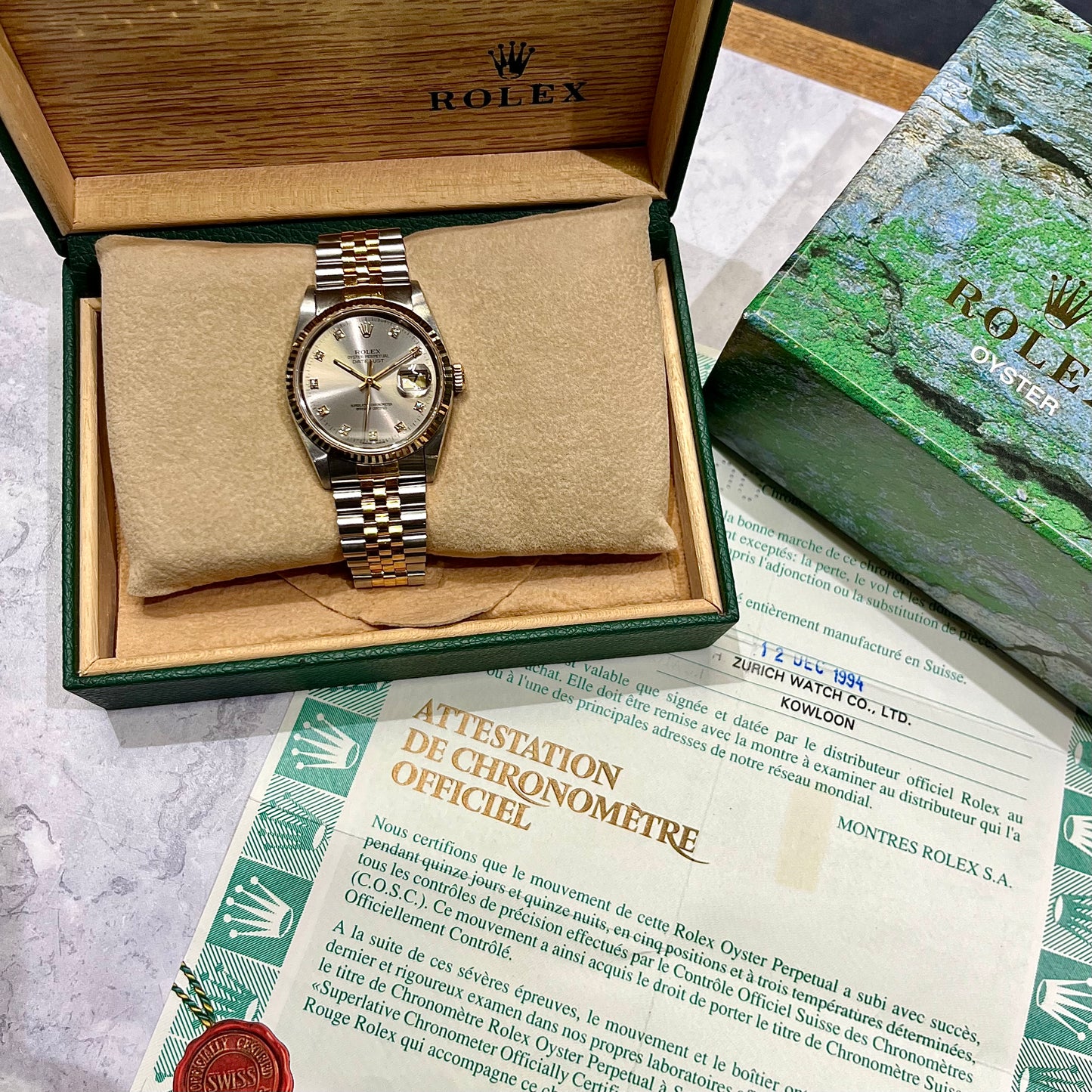 Pre-Owned Rolex Sunburst Dial Datejust