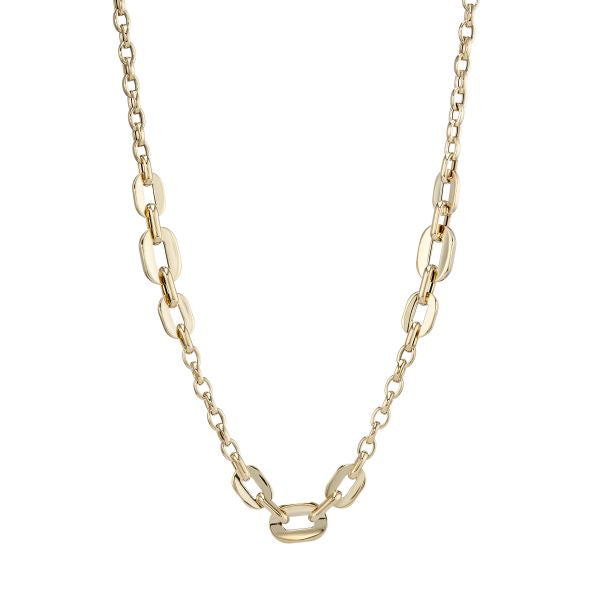 9ct Yellow Gold Trio Oval Link