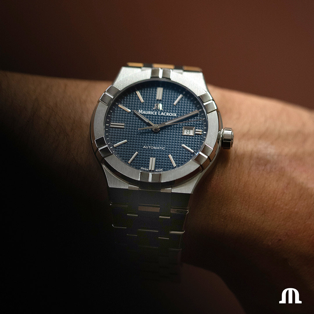 Maurice Lacroix Aikon 42mm Blue Dial Automatic AI6008-SS002-430-1