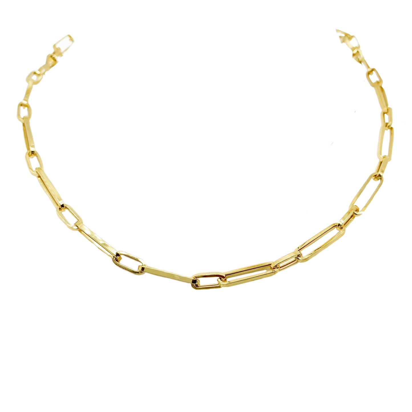 9ct Yellow Gold Paper Link Chain