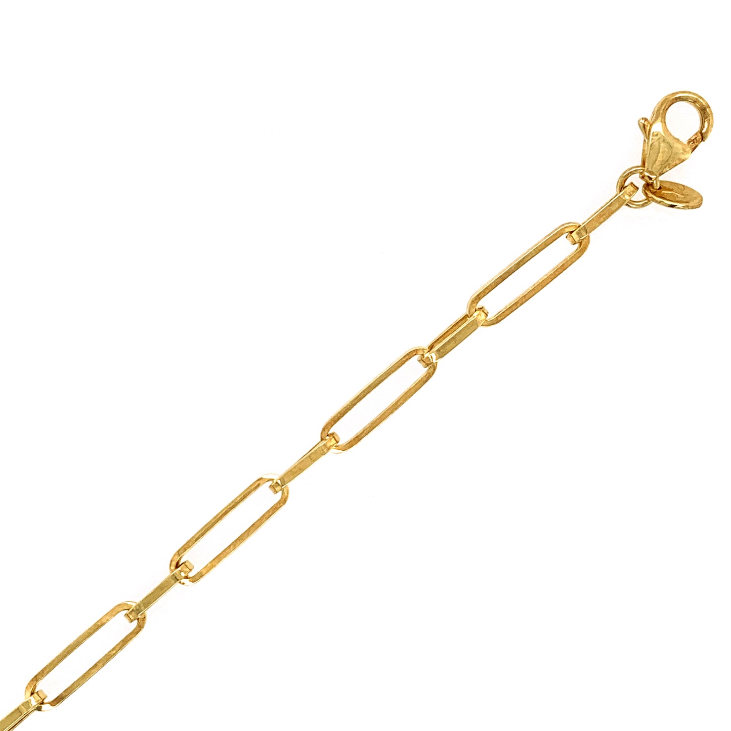 9ct Yellow Gold Paper Link Bracelet