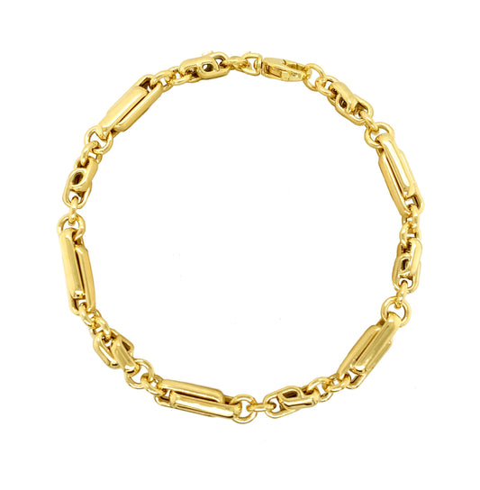 9ct Yellow Gold Multi Knot Bracelet