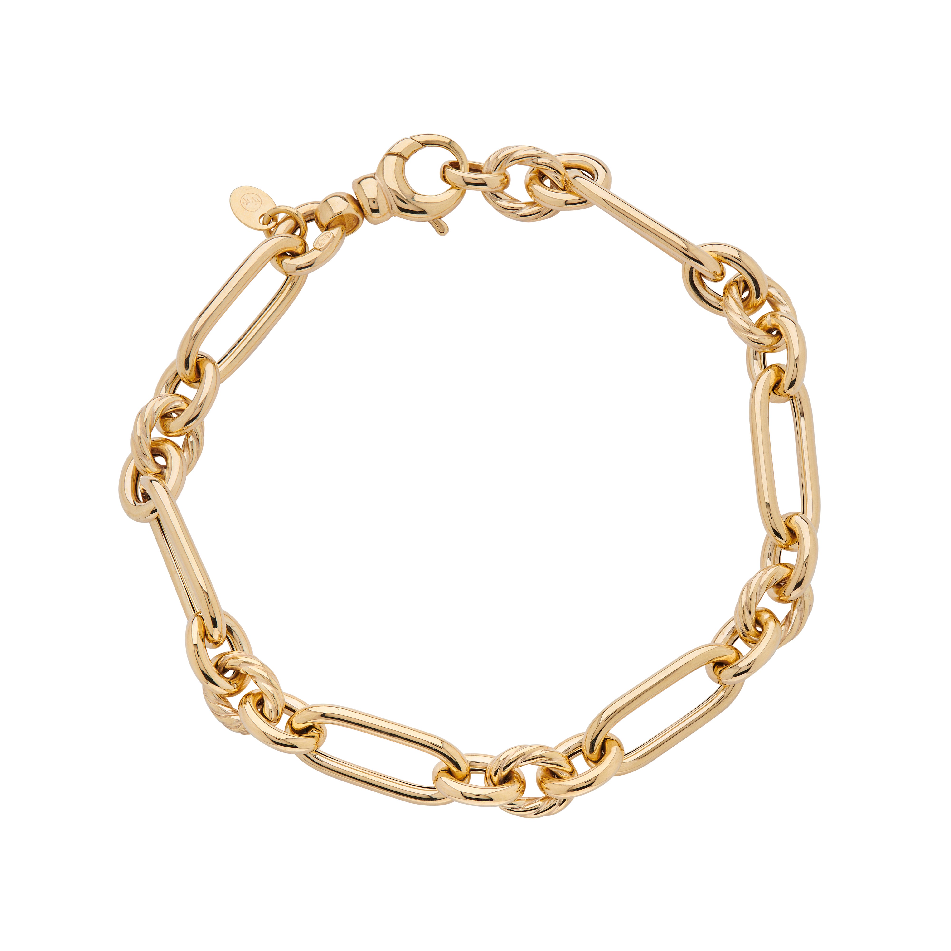 9ct Yellow Gold Oval Knot Bracelet – Corbett Jewellers