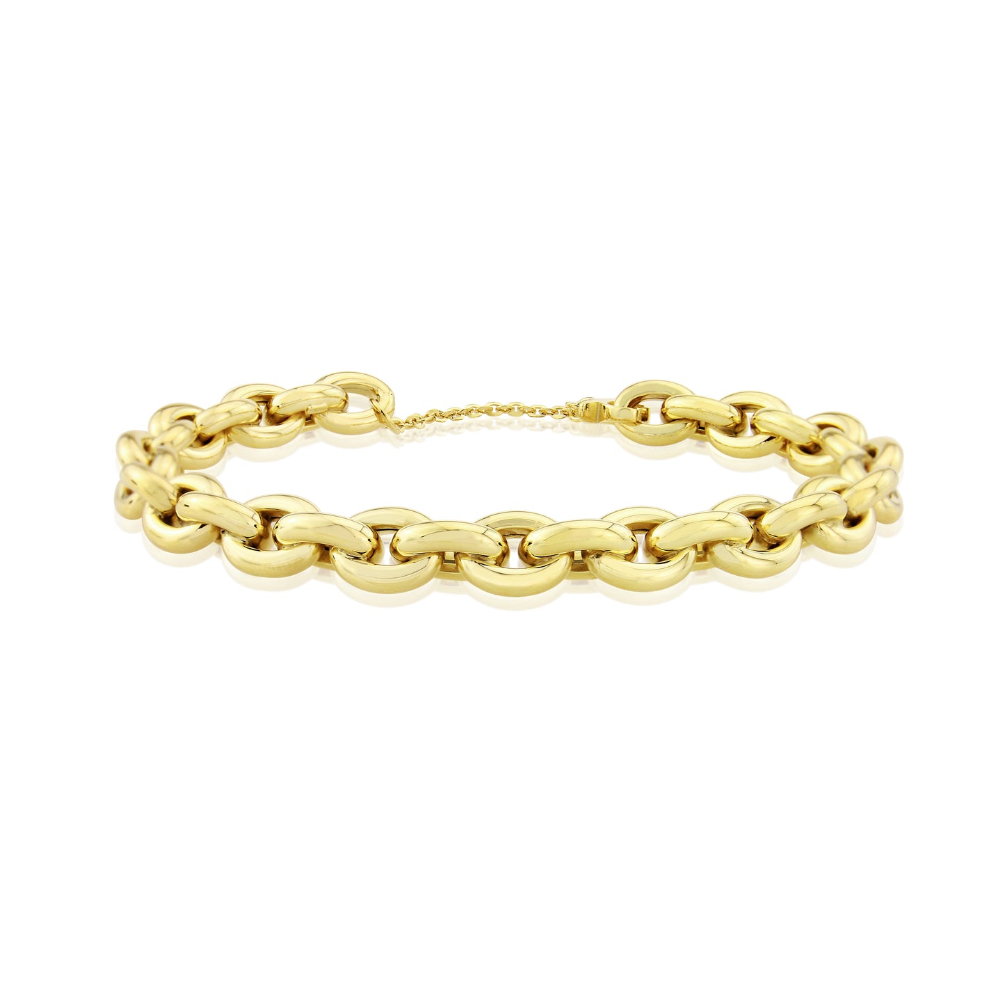 9ct Yellow Gold Belcher Bangle