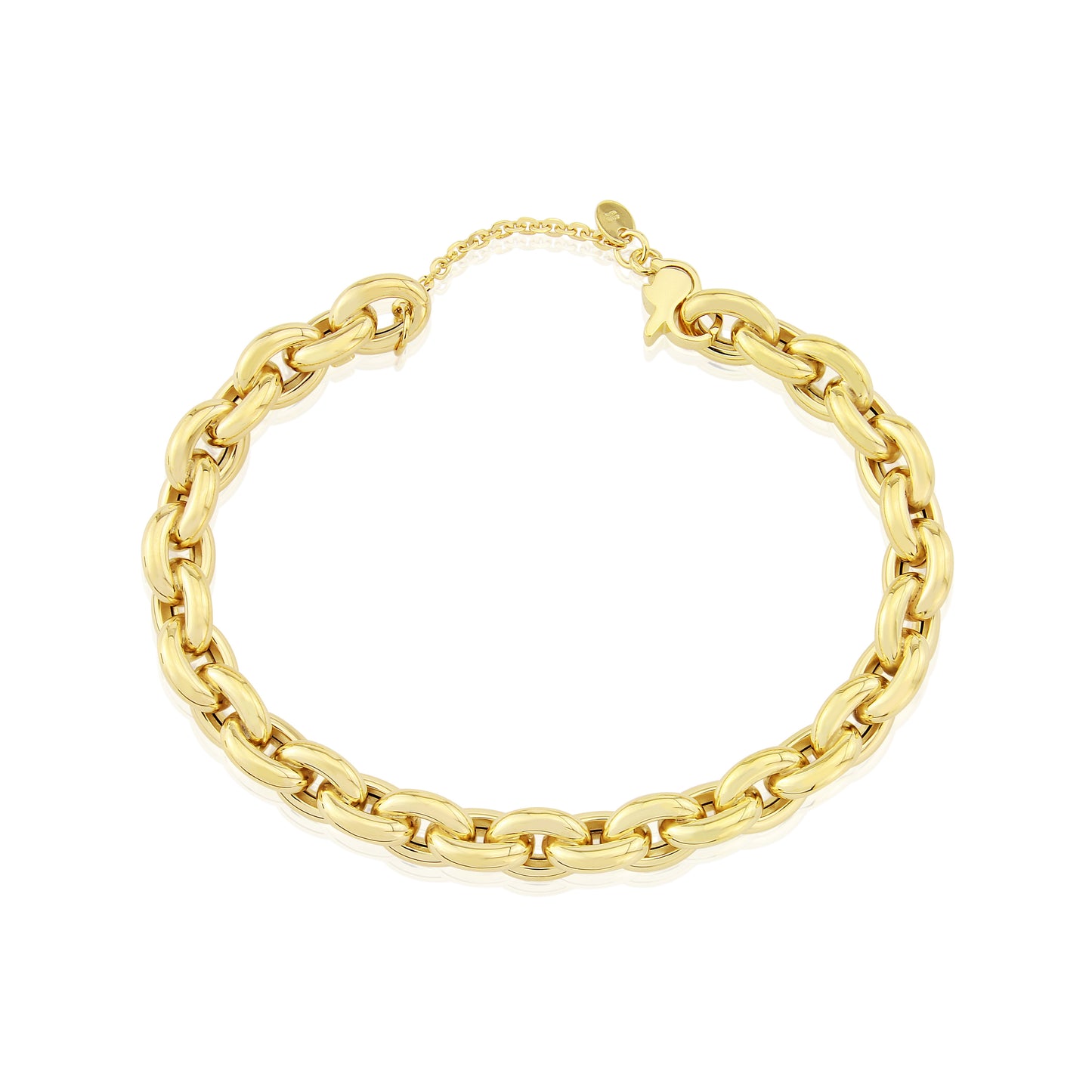 9ct Yellow Gold Belcher Bangle