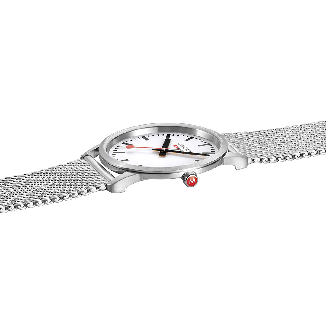 Mondaine Simply Elegant 36mm Gents Watch White