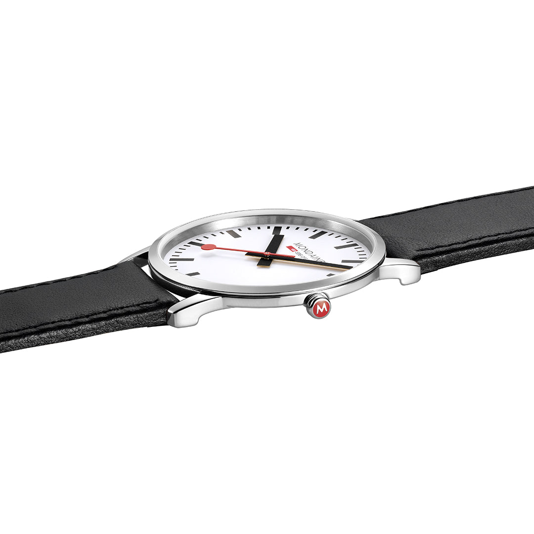 Mondaine Simply Elegant 40mm Gents Watch White