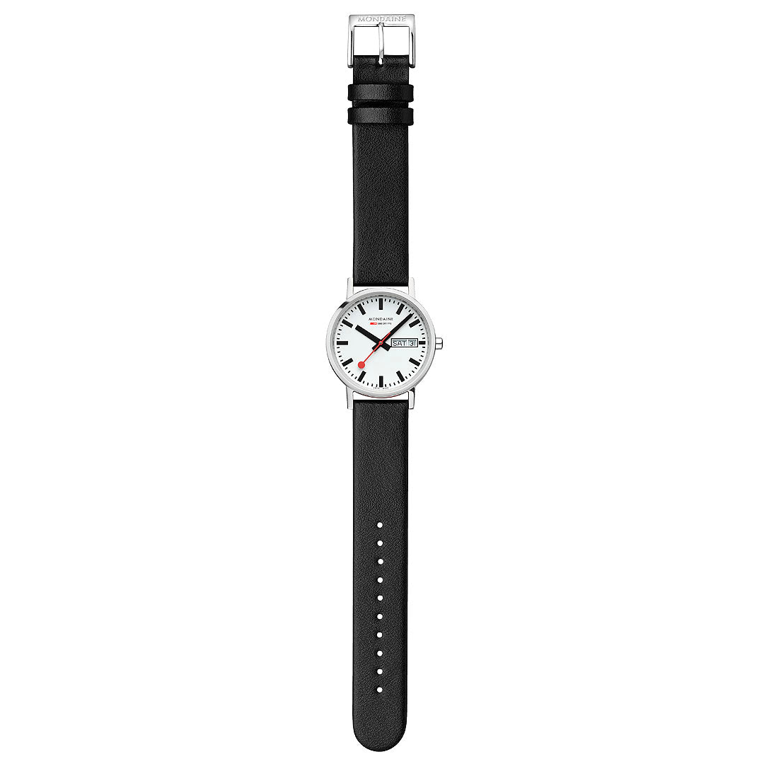 Mondaine Classic 36mm Unisex Watch White