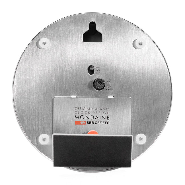 Mondaine 12.5cm Table and Alarm Clock