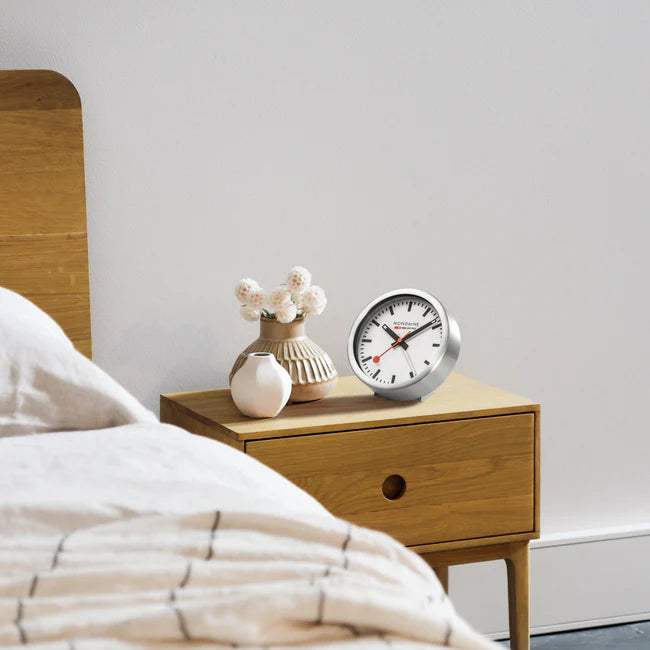 Mondaine 12.5cm Table and Alarm Clock