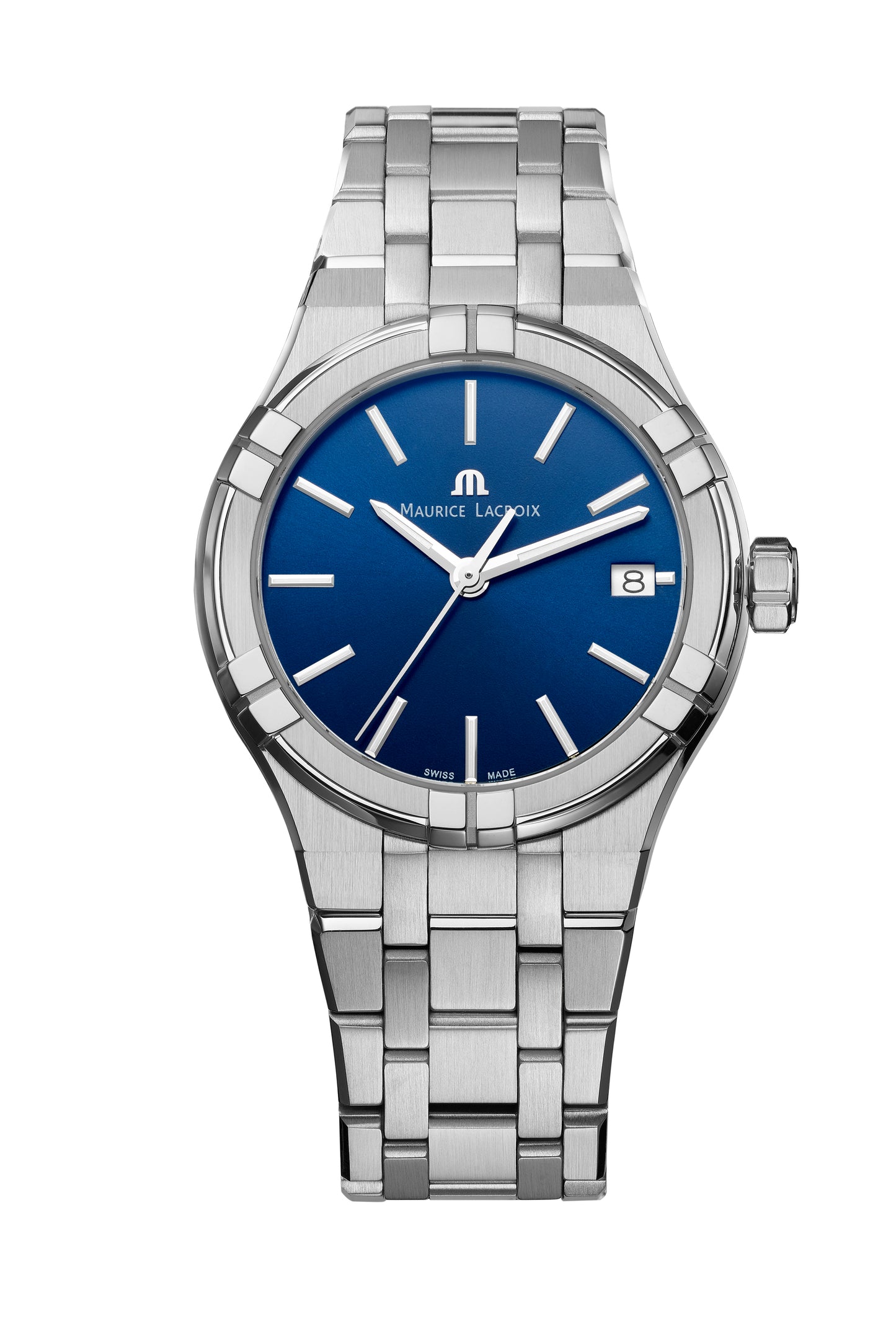 Maurice Lacroix Aikon 35mm Date Blue Dial AI1106-SS002-430-1