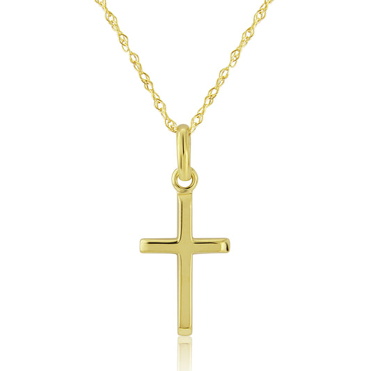 9ct Yellow Gold Cross Pendant