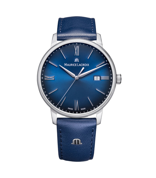 Maurice Lacroix Eliros Blue Dial 40mm Date EL1118-SS001-410-4