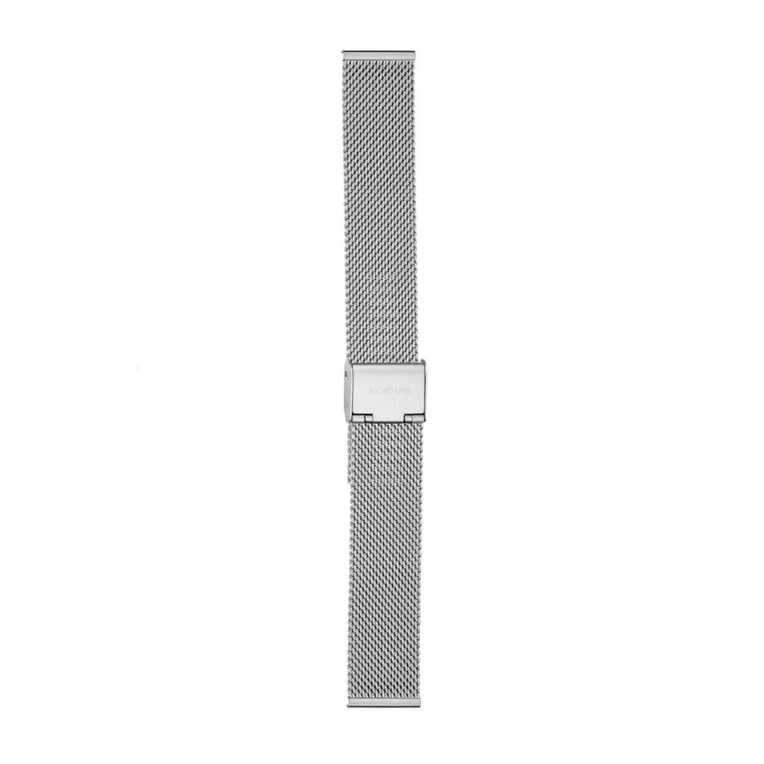 Mondaine Evo2 40mm Gents Steel Watch White