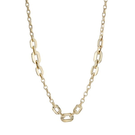 9ct Yellow Gold Trio Oval Link