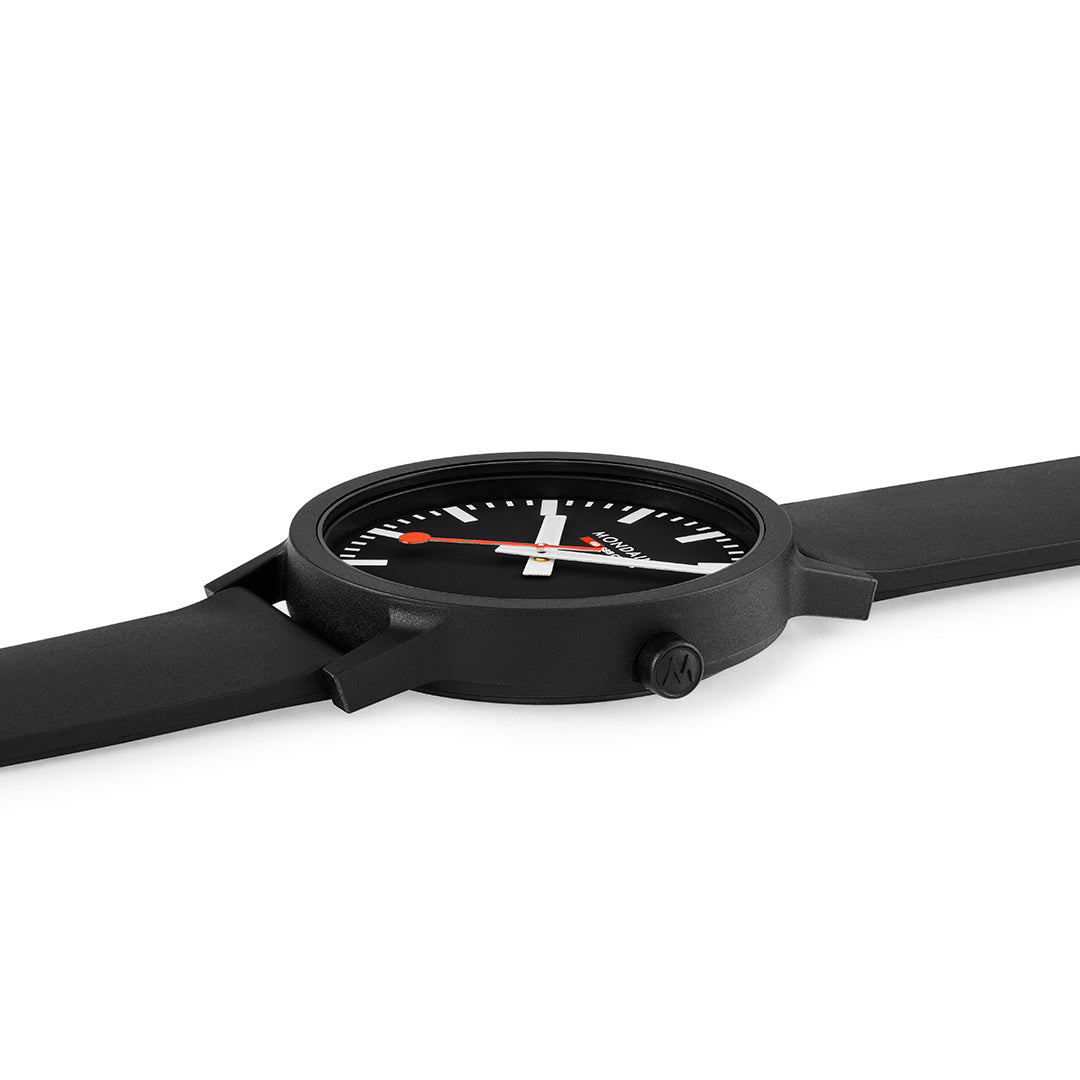 Mondaine Essence 41mm Gents Watch Black