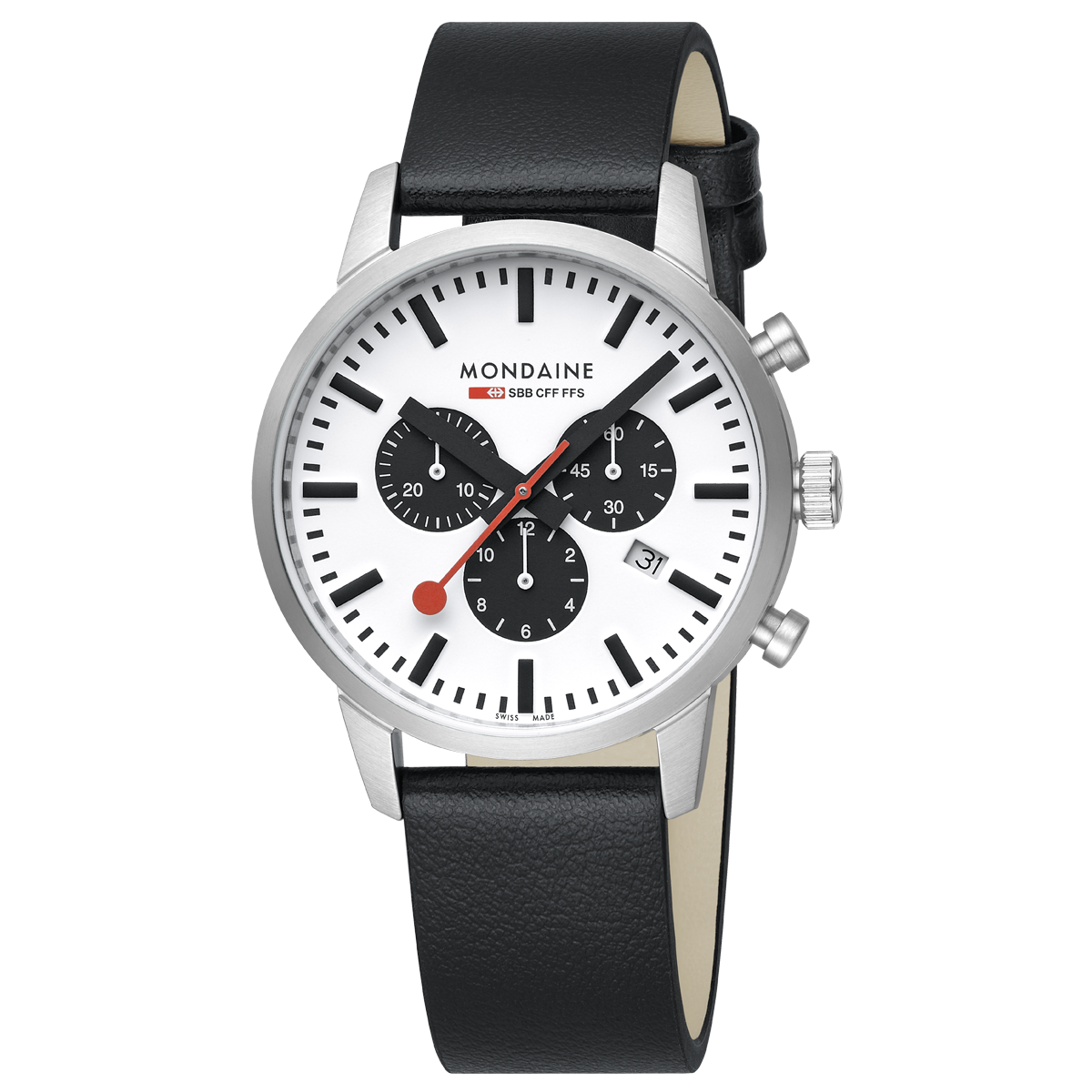 Mondaine Neo 41mm Gents Chronograph Watch