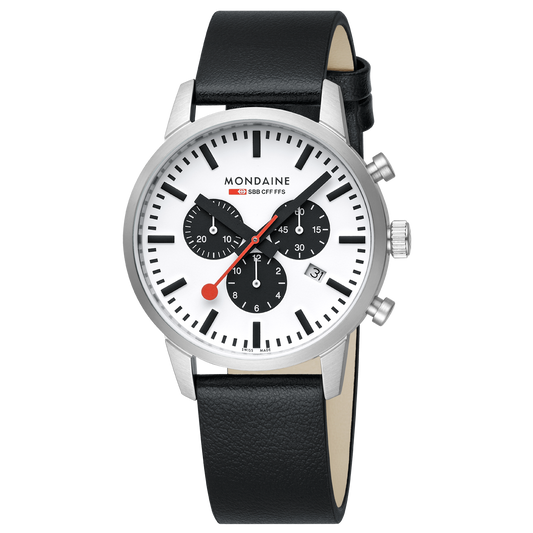 Mondaine Neo 41mm Gents Chronograph Watch