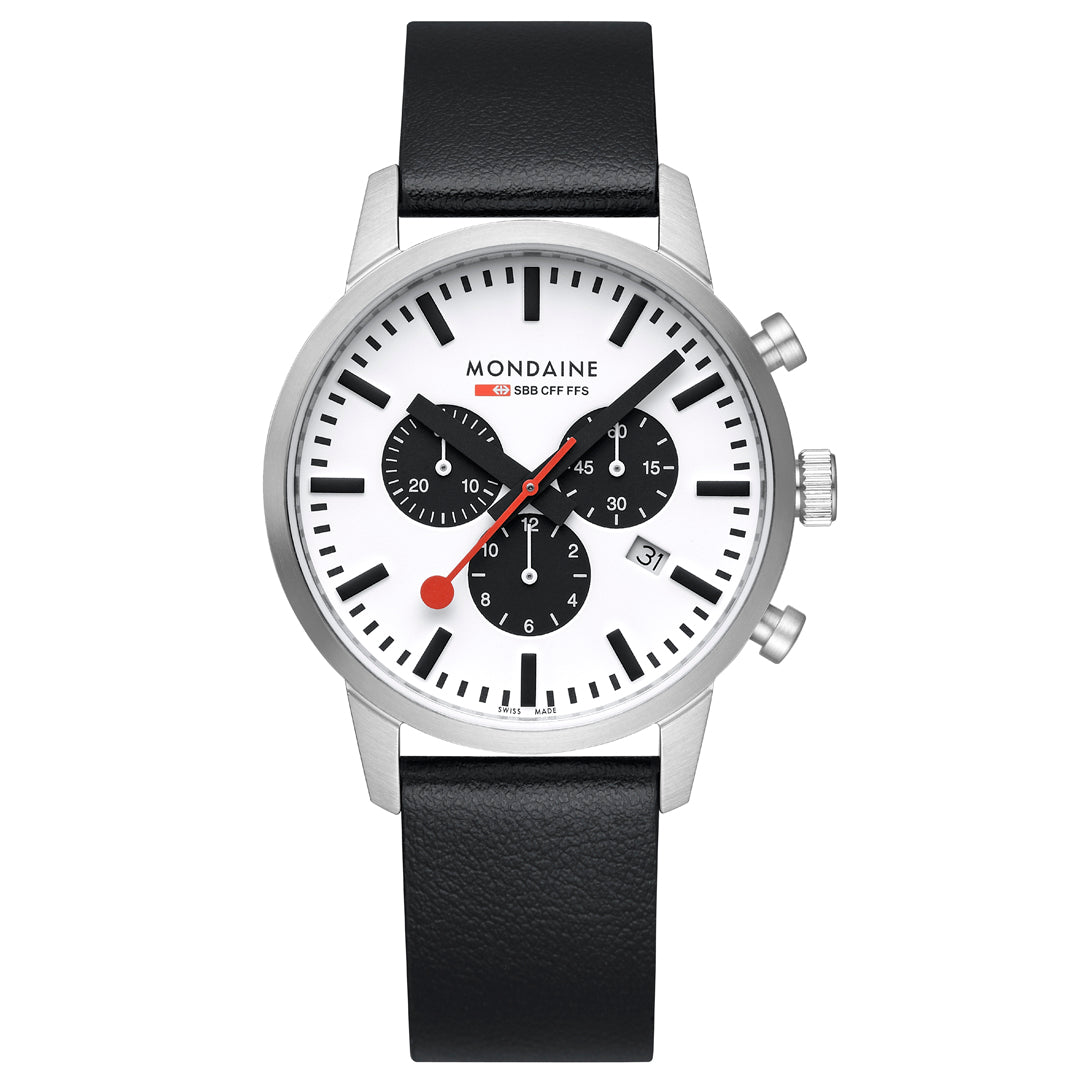 Mondaine Neo 41mm Gents Chronograph Watch