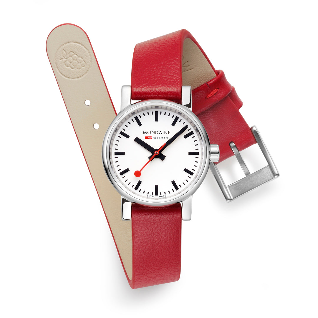 Mondaine Evo2 26mm Ladies Watch White