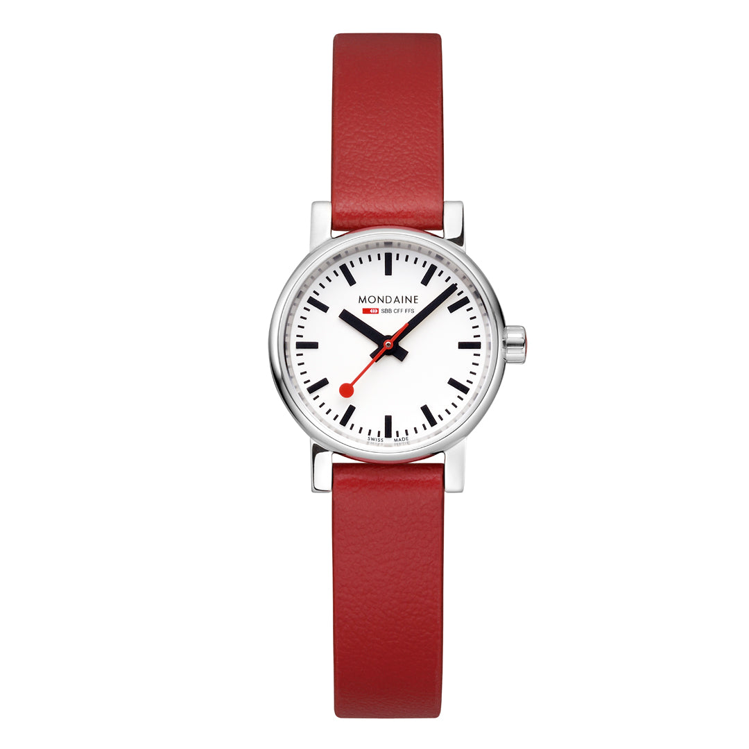 Mondaine Evo2 26mm Ladies Watch White