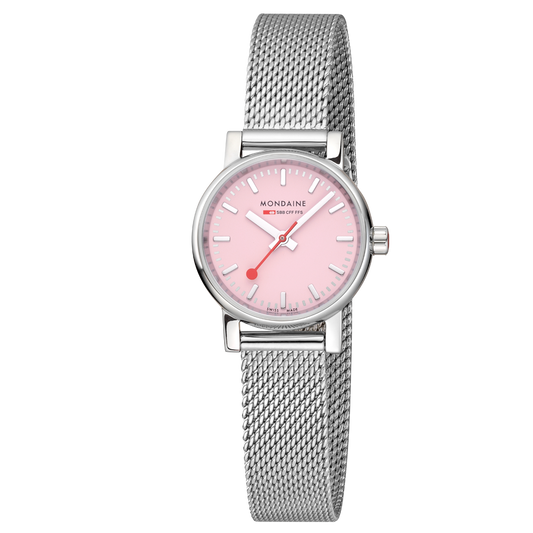 Mondaine Evo2 26mm Ladies Watch Pink