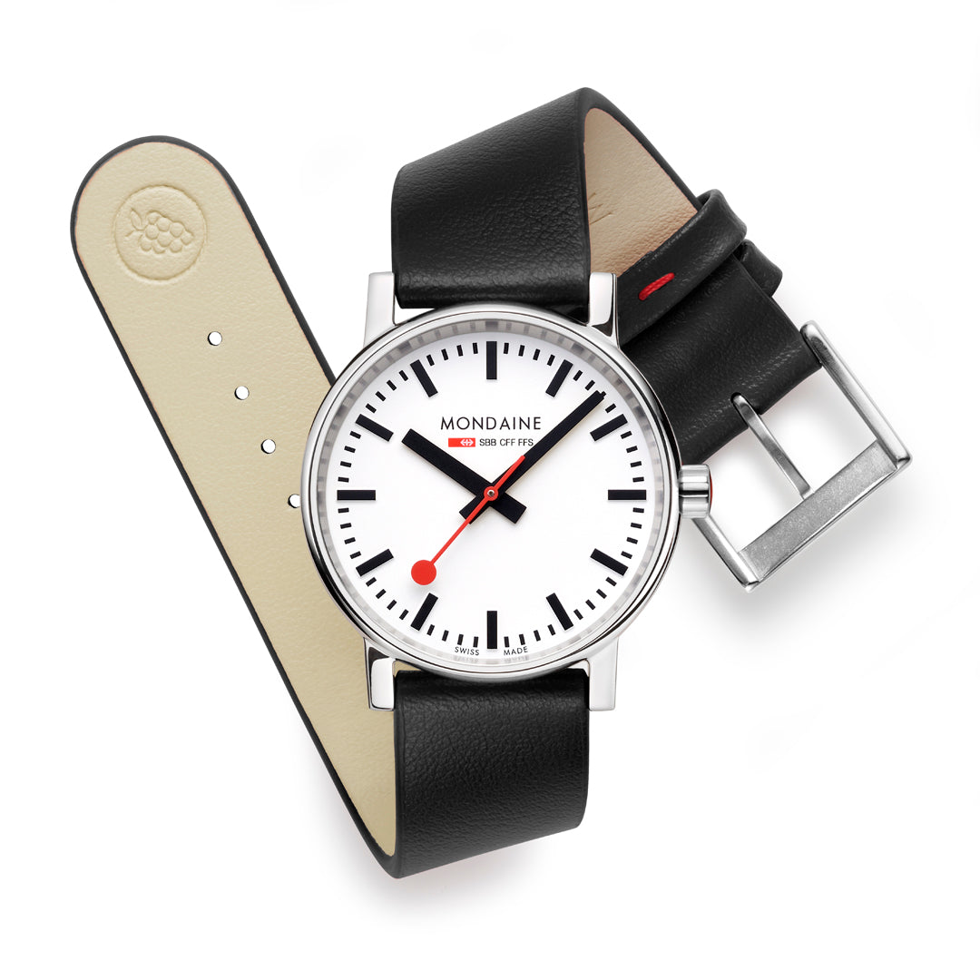 Mondaine Evo2 35mm Unisex Watch White