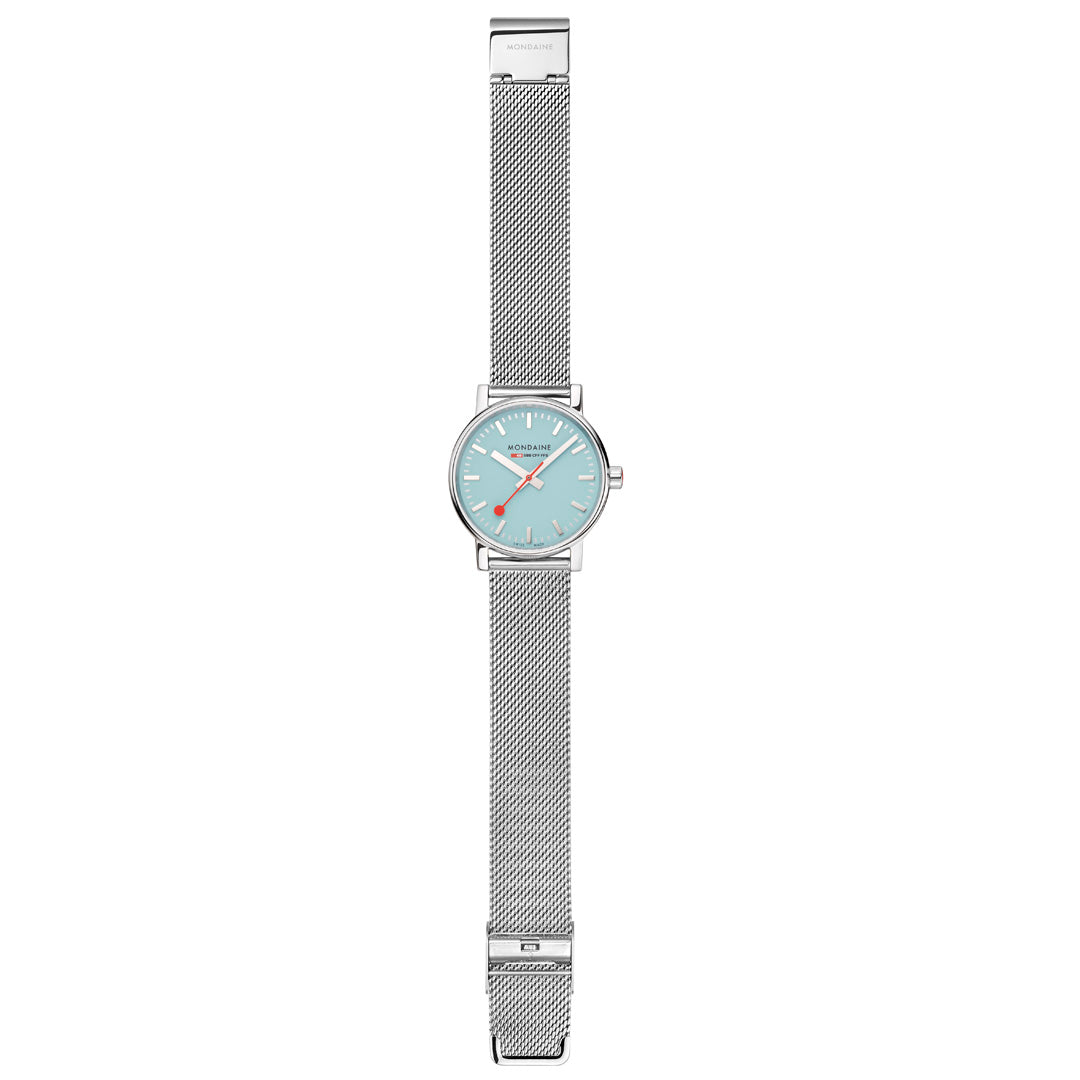 Mondaine Evo2 35mm Unisex Watch Turquoise