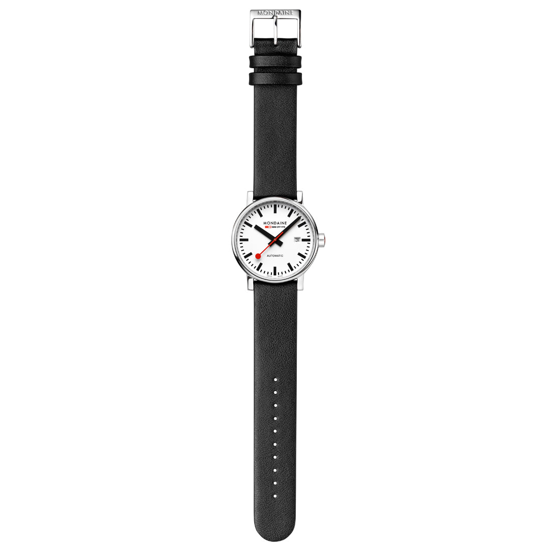 Mondaine Evo2 Automatic 40mm Gents Watch White