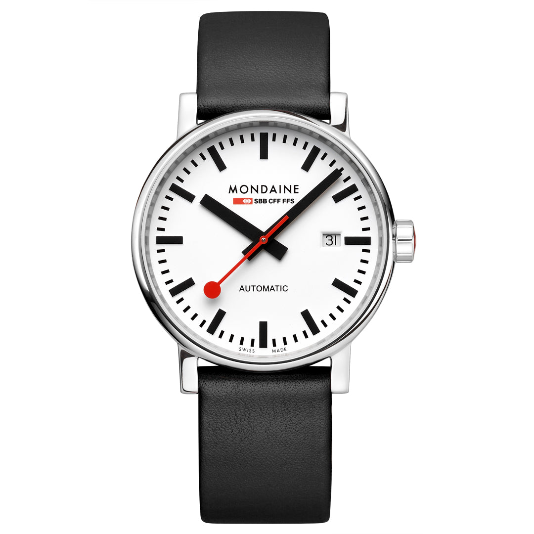 Mondaine Evo2 Automatic 40mm Gents Watch White