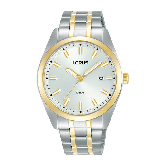 Lorus Sport Collection RH978PX9 Yellow Gold Plated Silver Sunray Dial