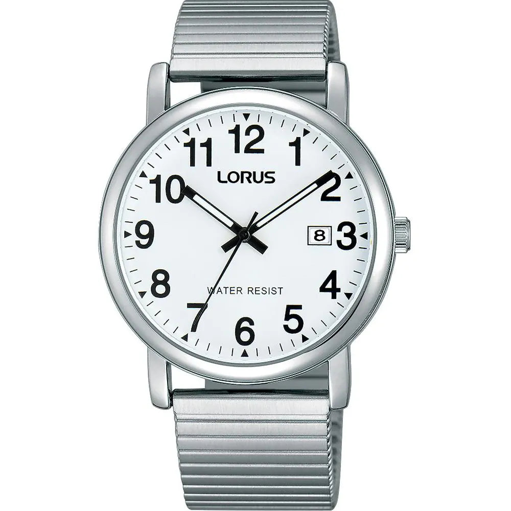 Lorus Classic Collection RG859CX5 Gents White Arabic Dial Watch