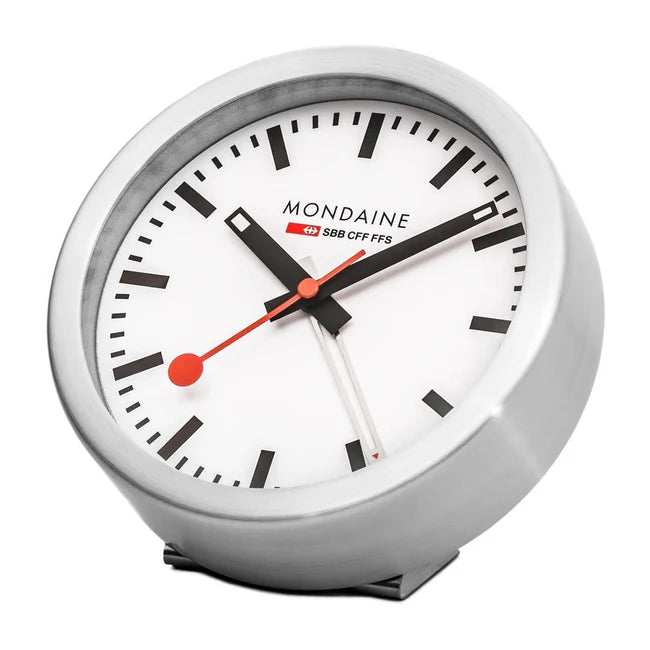 Mondaine 12.5cm Table and Alarm Clock